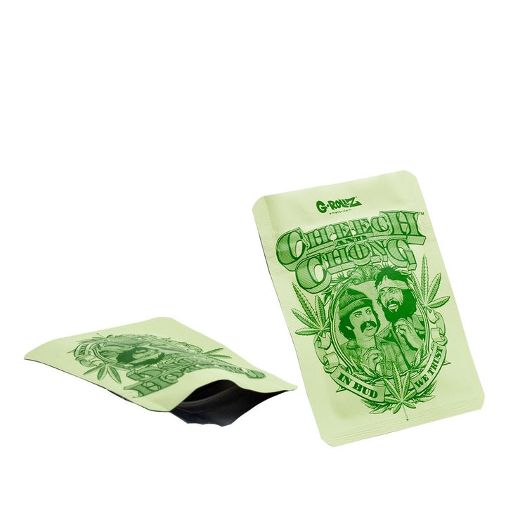 G-Rollz Cheech & Chong Bag Badge – Aufbewahrungsbeutel, 6.5 x 8.5 cm