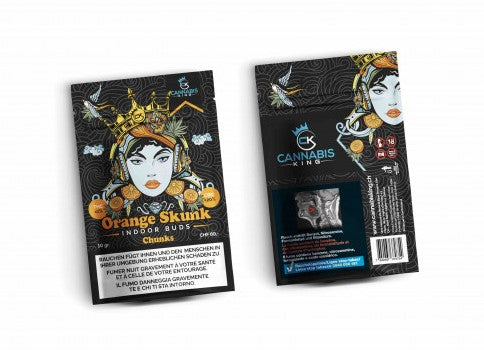 Cannabis King Orange Skunk Chunks – CBD-Blüten, 10 g