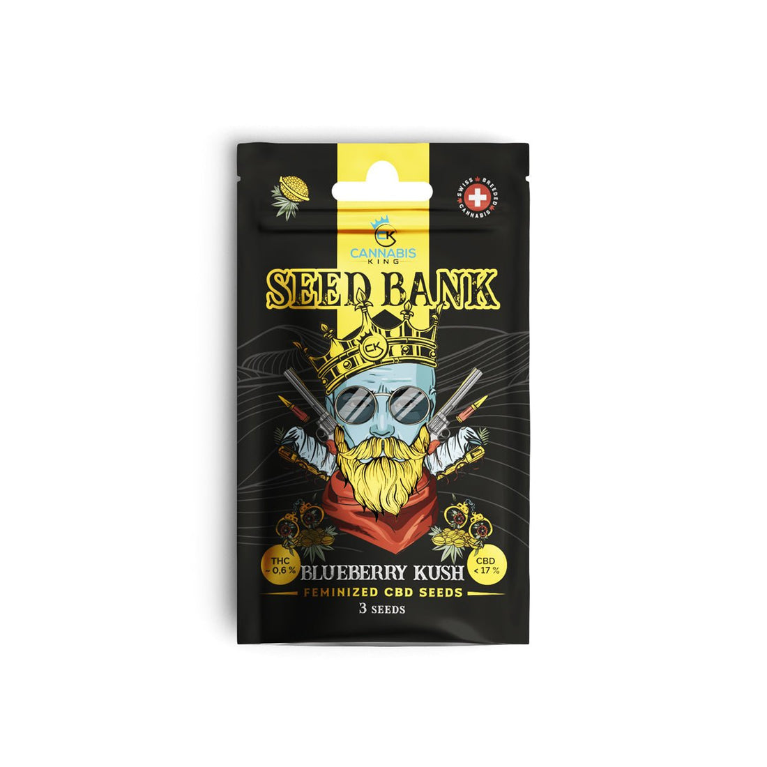 CK Seed Bank - Blueberry Kush - feminisierte CBD Samen - 3 Stück kaufen bei rauchwerk.ch