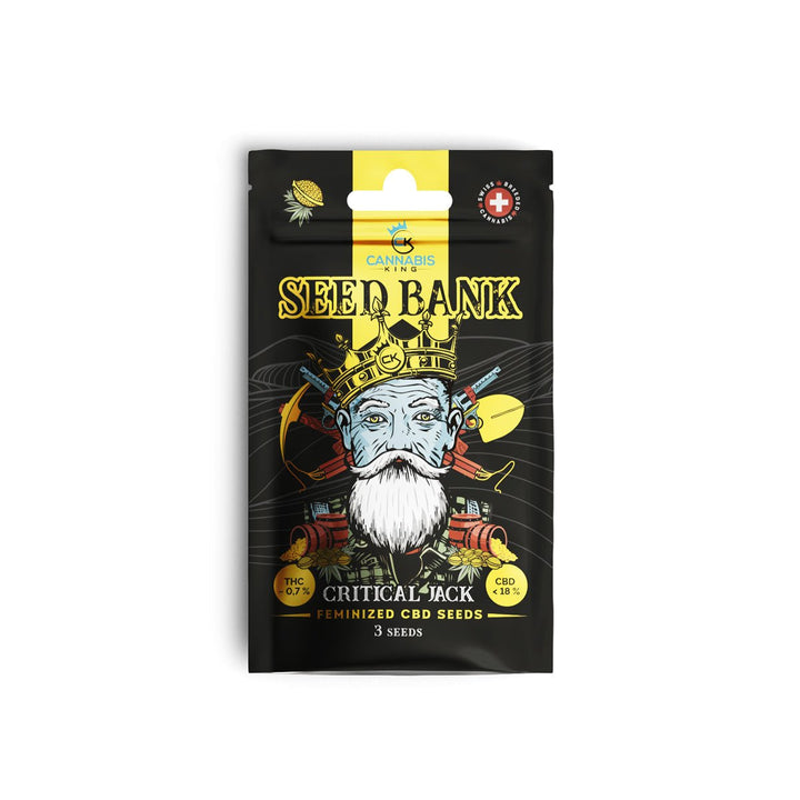 CK Seed Bank Critical Jack CBD Samen 3 Stück