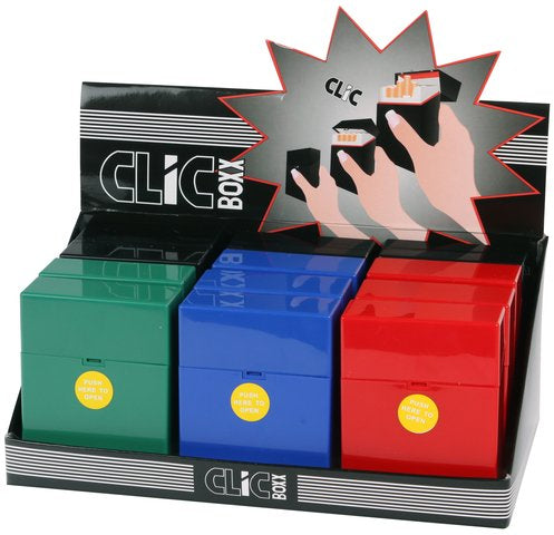 Clic Boxx Big Pack Classic Zigarettenbox, Display mit 12 Stück