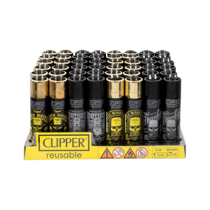 Clipper Driving Skulls Feuerzeuge in zweiter Ansicht