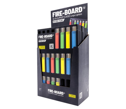 Seitenansicht FIRE-BOARD Sammelboard für 24 Clipper