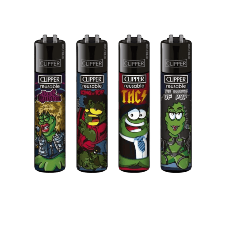 Clipper Great Music Feuerzeuge im 4er Set