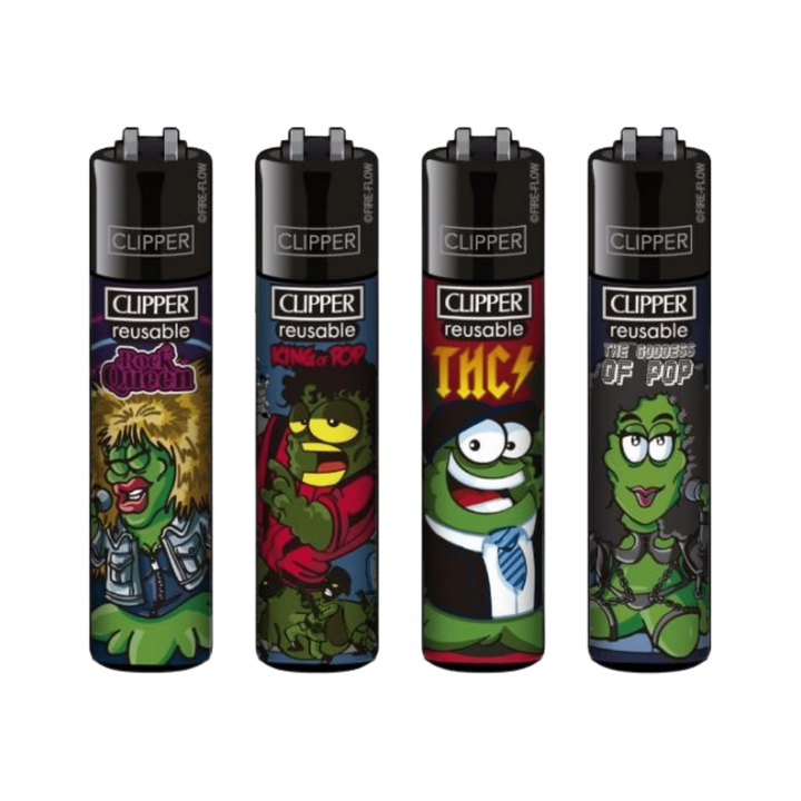 Clipper Great Music Feuerzeuge im 4er Set