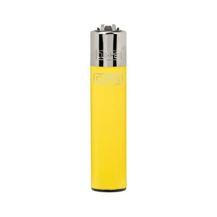 Clipper Micro Solid Feuerzeug in Gelb