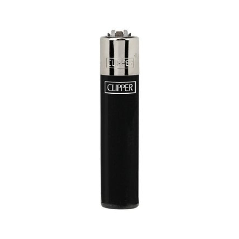 Clipper Micro Feuerzeug Solid Branded in Schwarz