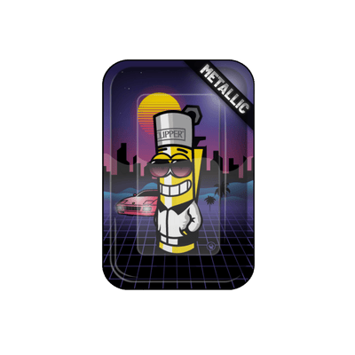 Clipper Rolling Tray Clipperman Retrowave, Metall 27,5×17,5 cm
