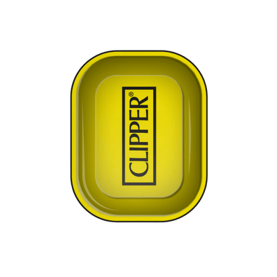 Clipper Rolling Tray Logo Gelb, 18 × 14 cm