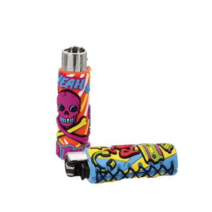 Clipper Silikon Cover Hard Life Display mit 30 Feuerzeugen