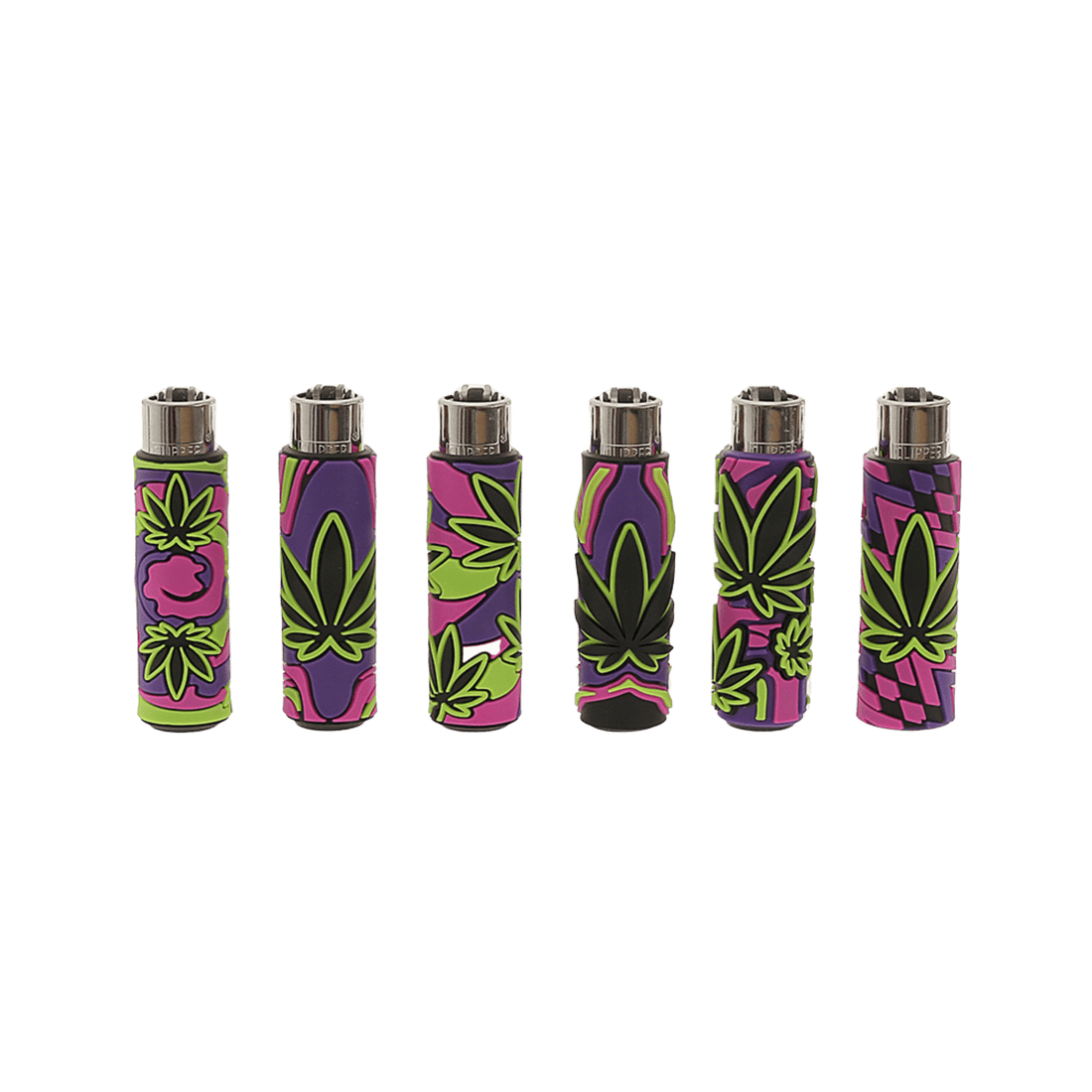 Clipper - Silikon Cover - Neon Leaves kaufen bei rauchwerk.ch