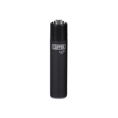 Clipper Soft Black Feuerzeug in Schwarz als Einzelstück