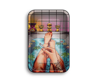 FireFlow Rolling Tray M «420 Bath» 27.5 × 17.5 cm (4 Stk.)