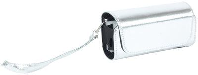 Hülle f. IQOS PVC Silber mit Aufhänger