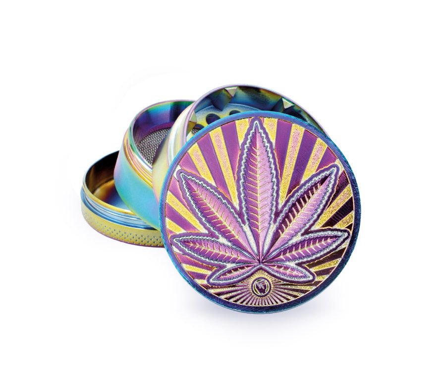 FireFlow Metall-Grinder «Highlife» Icy 5 cm 4-teilig (4 Stk.)