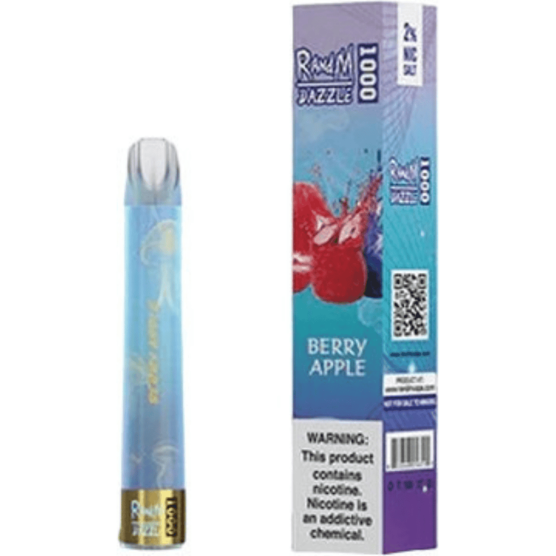 DAZZLE 600 Puffs - mit LED Partybeleuchtung - Berry Apple kaufen bei rauchwerk.ch
