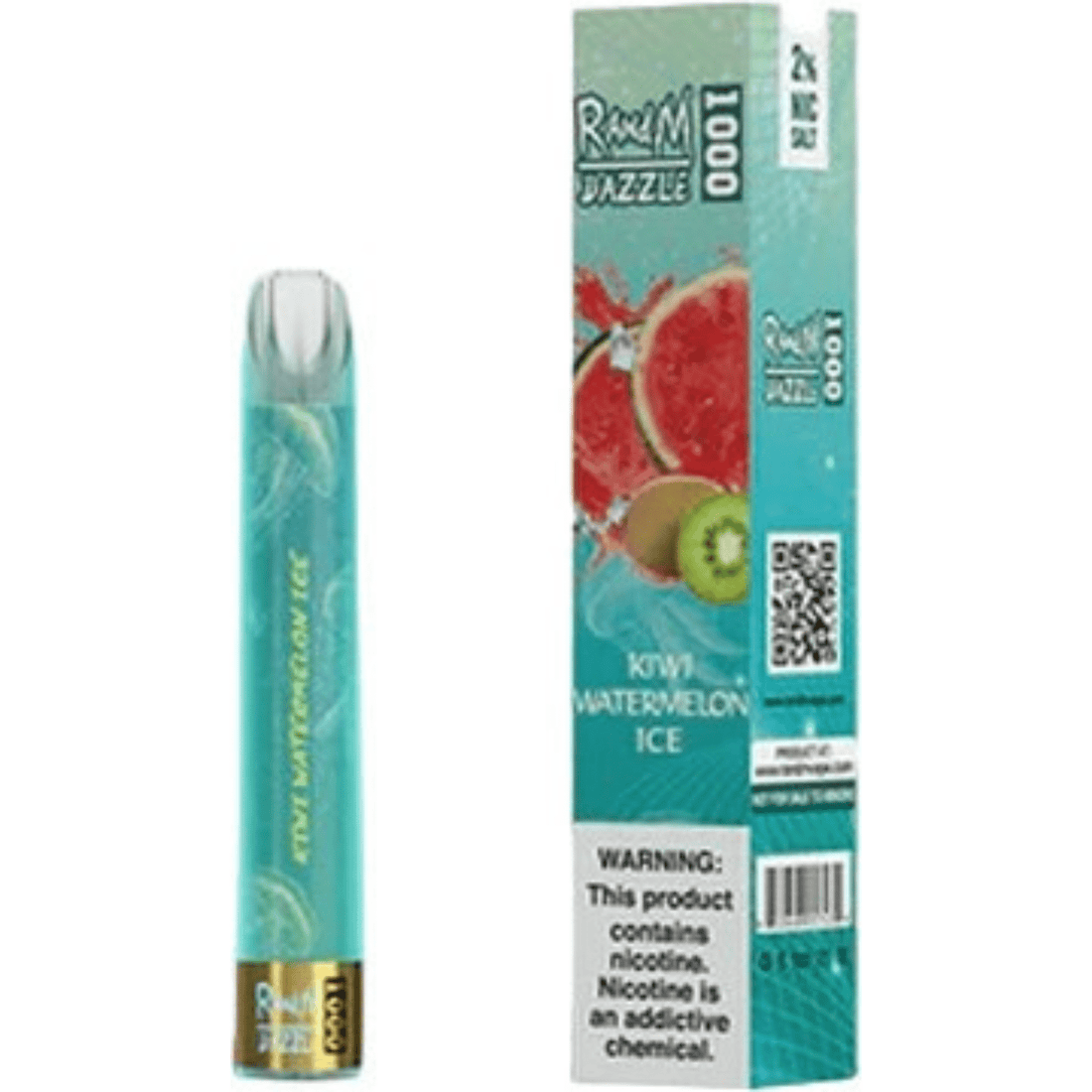 DAZZLE 600 Puffs - mit LED Partybeleuchtung - Kiwi Watermelon Ice kaufen bei rauchwerk.ch