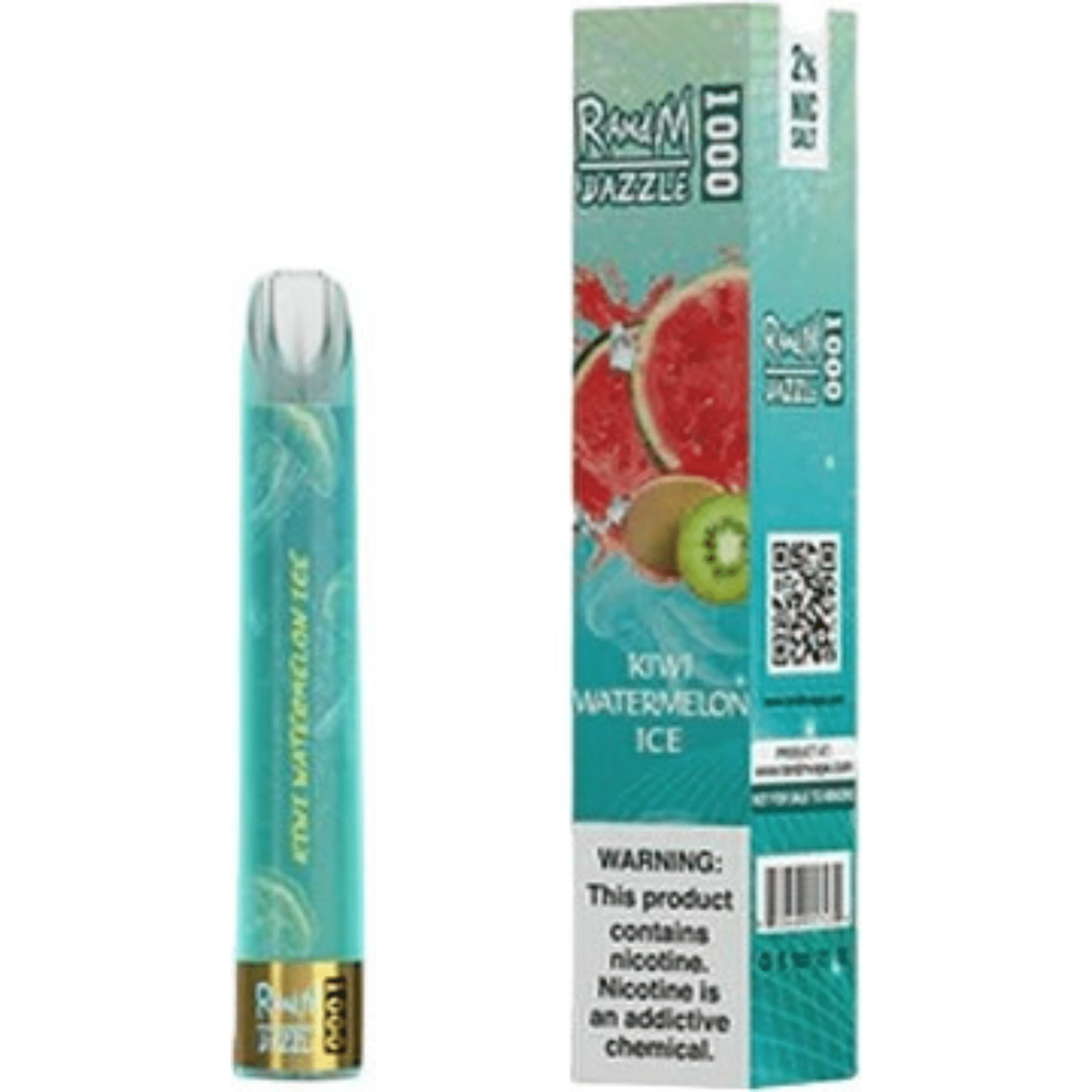 DAZZLE 600 Puffs - mit LED Partybeleuchtung - Kiwi Watermelon Ice kaufen bei rauchwerk.ch