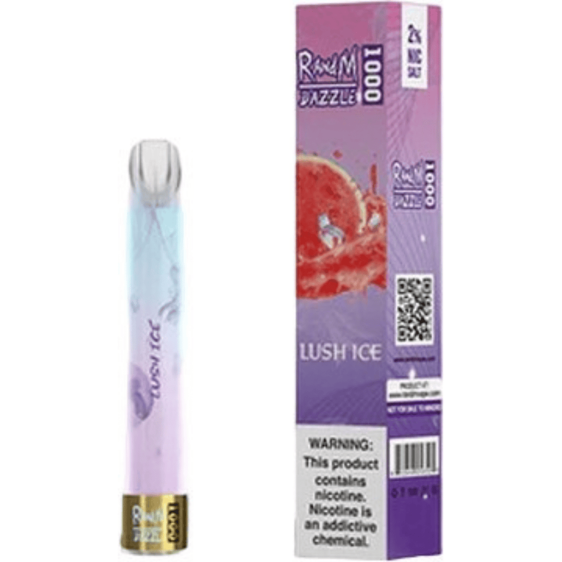 DAZZLE 600 Puffs - mit LED Partybeleuchtung - Lush Ice kaufen bei rauchwerk.ch
