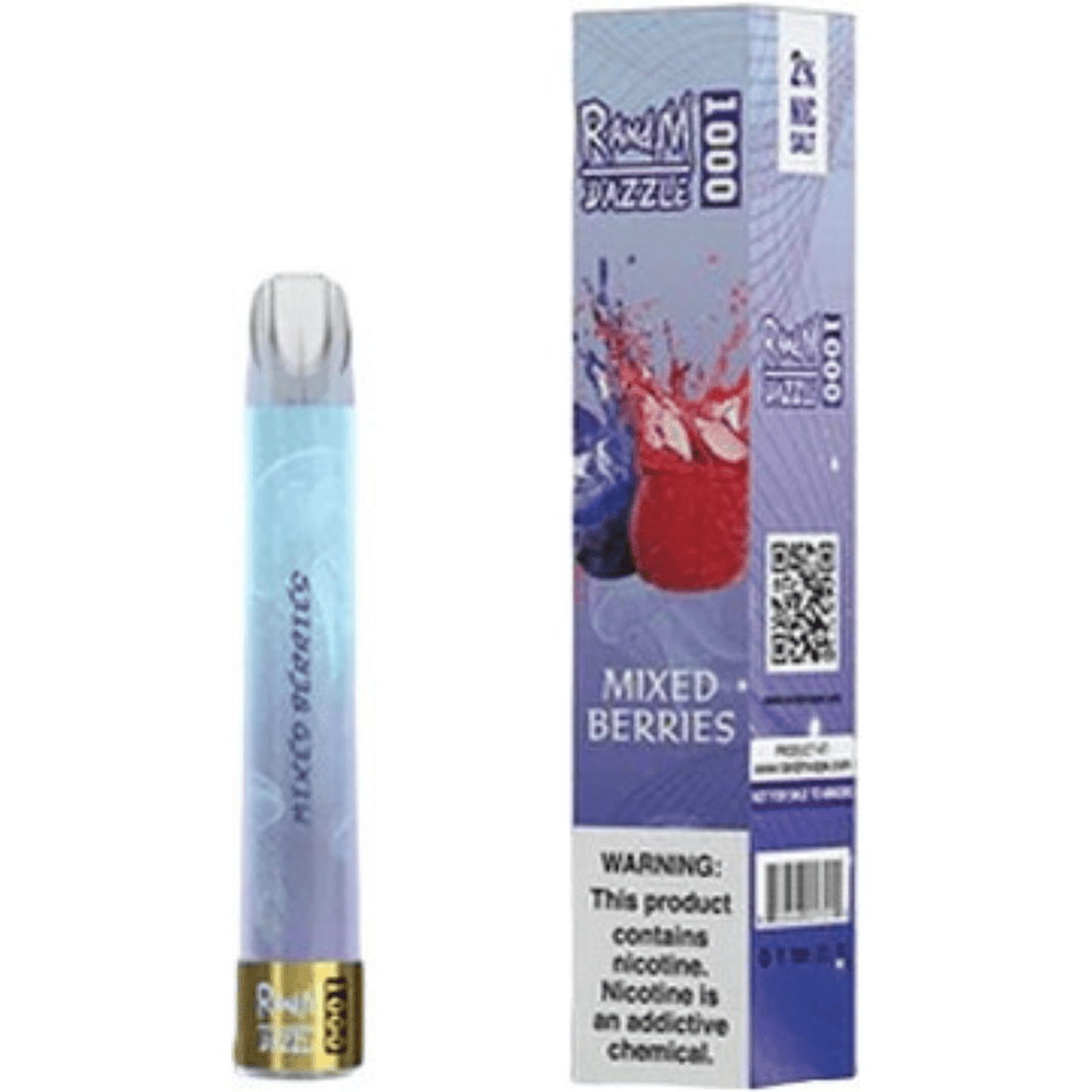 DAZZLE 600 Puffs - mit LED Partybeleuchtung - Mixed Berries kaufen bei rauchwerk.ch