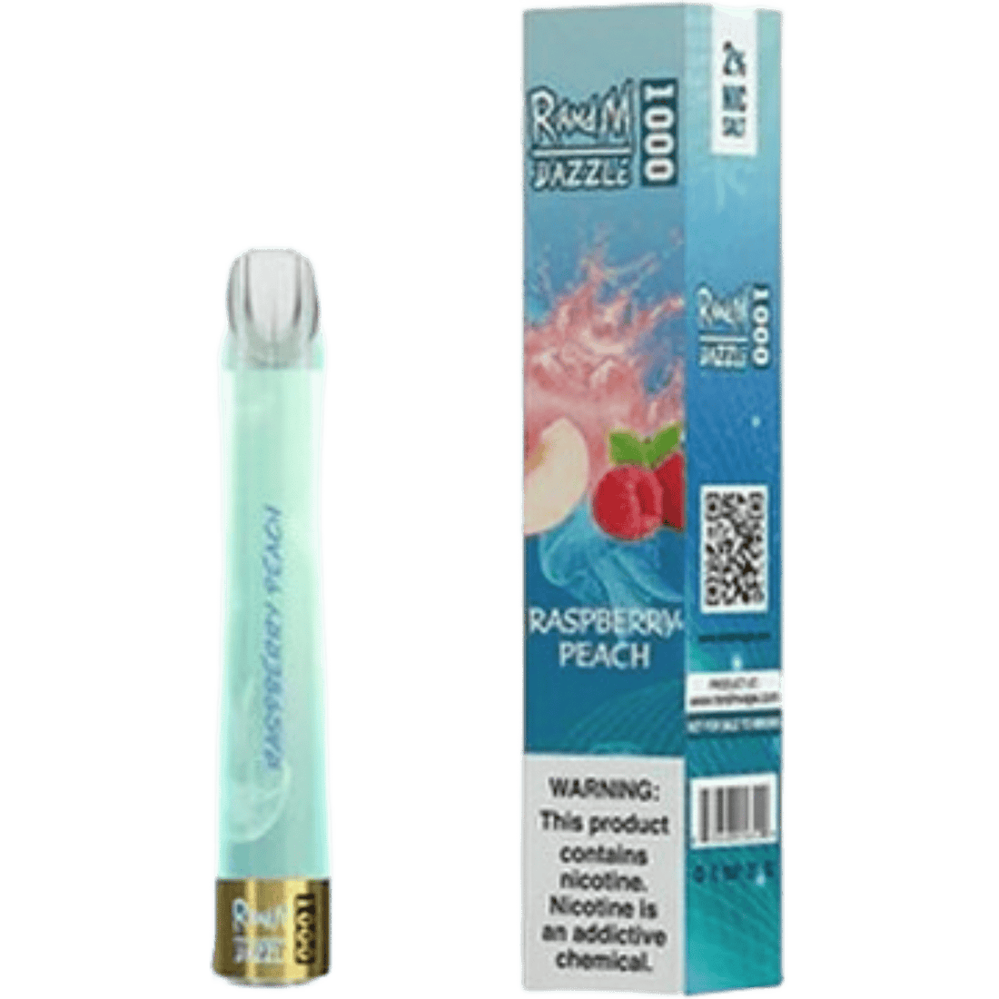 DAZZLE 600 Puffs - mit LED Partybeleuchtung - Raspberry Peach kaufen bei rauchwerk.ch