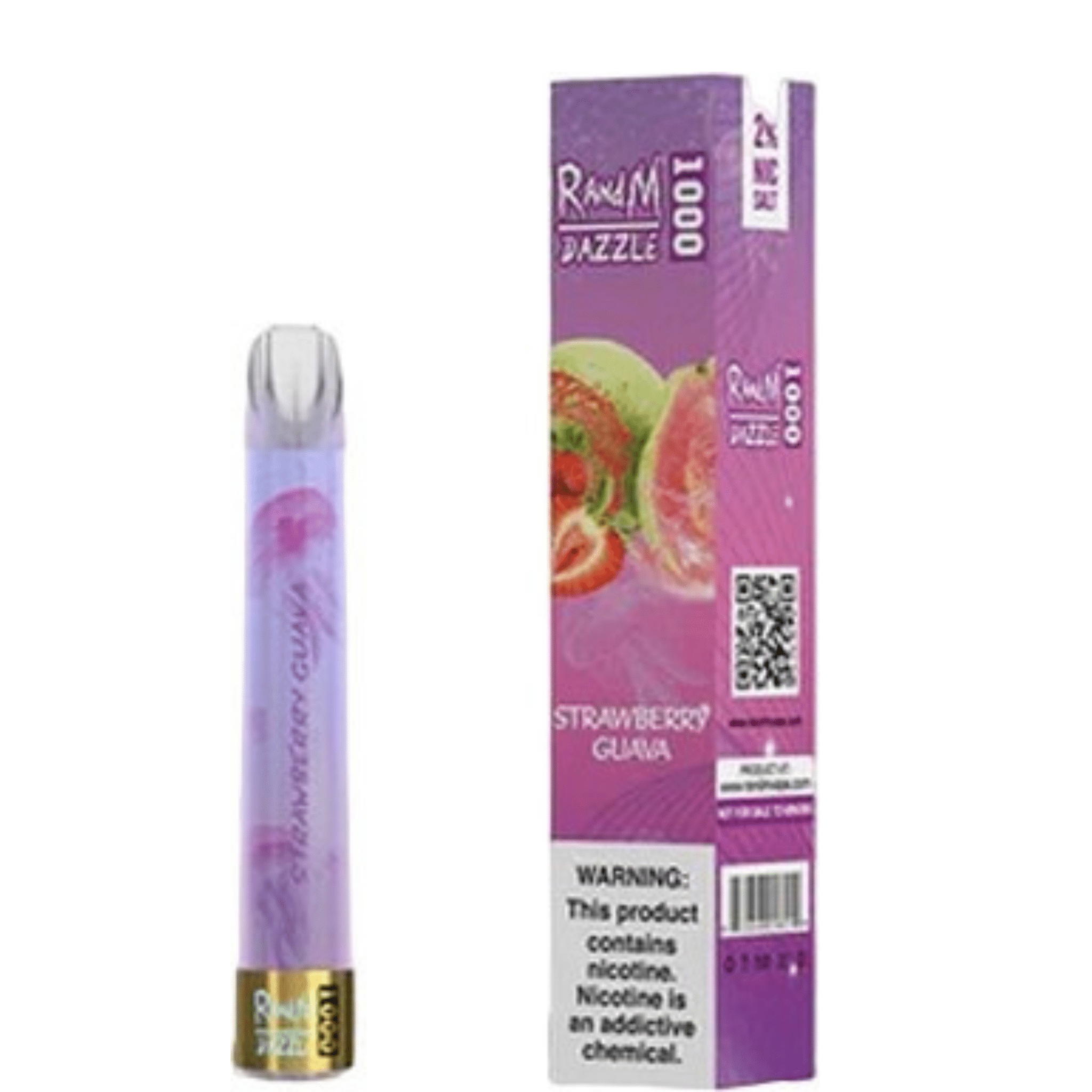 DAZZLE 600 Puffs - mit LED Partybeleuchtung - Strawberry Guava kaufen bei rauchwerk.ch
