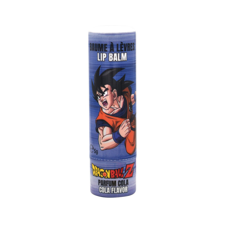Take Care Lippenbalsam Dragon Ball Z Einzelstift mit Son Goku Motiv und Cola Geschmack 5 g