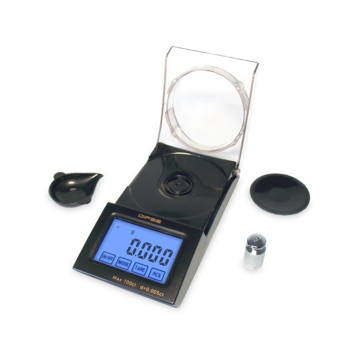 Dipse Digitalwaage FB-20 – Feinwaage bis 20 g, Teilung 0.001 g