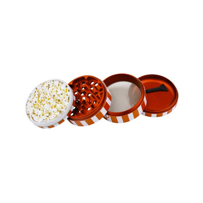 V Syndicate Dine-In Grinder Fast Food Popcorn, 4-teilig, 63 mm