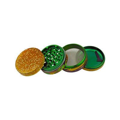 V Syndicate Dine-In Grinder Fast Food Quarter Pounder, 4-teilig, 63 mm