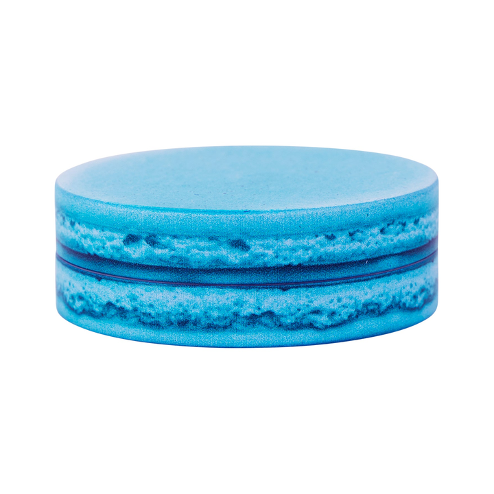 Grinder V Syndicate Dine-In Macaroon Blueberry, 2 parti, 63 mm – macinino per erbe