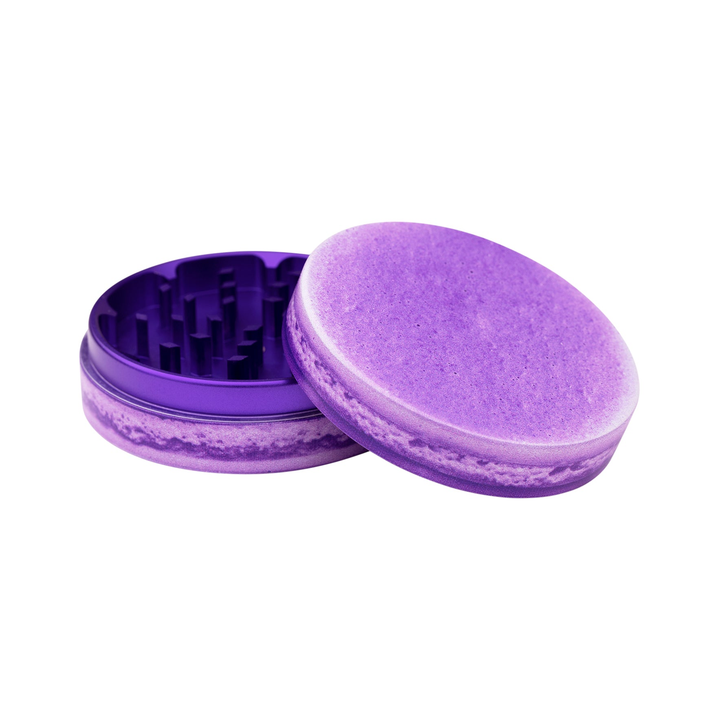 Grinder V Syndicate Dine-In Macaroon Lavender, 2 parti, 63 mm – macinino per erbe