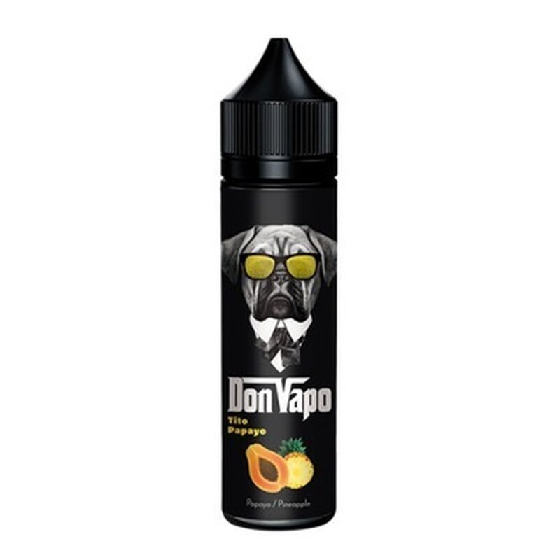 Don Vapo Tito Papayo Shortfill Liquid 50ml Verpackung