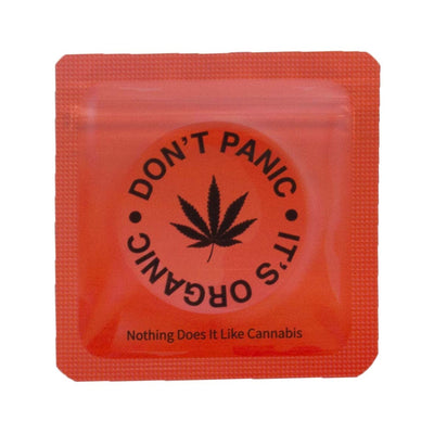 Don't Panic Bag in Rot – Aufbewahrungsbeutel, 6.4 x 6.4 cm