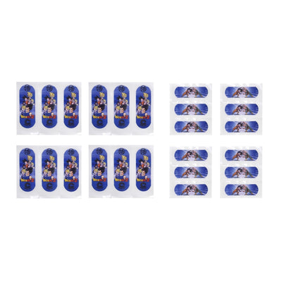 Offene Dragon Ball Z Metalldose mit Pflastern, Innenansicht