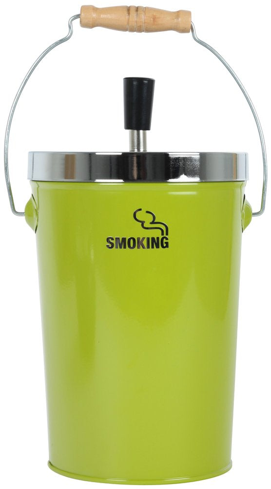 Drehaschenbecher Smoking XXL in Grün, 13,5 x 20 cm