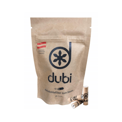 dubi Aktivkohlefilter 7 mm 42 Stück Packung