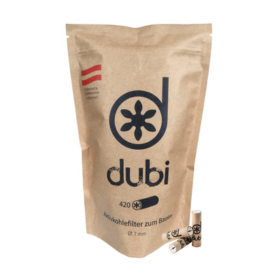 dubi Aktivkohlefilter 7 mm 420 Stück Packung