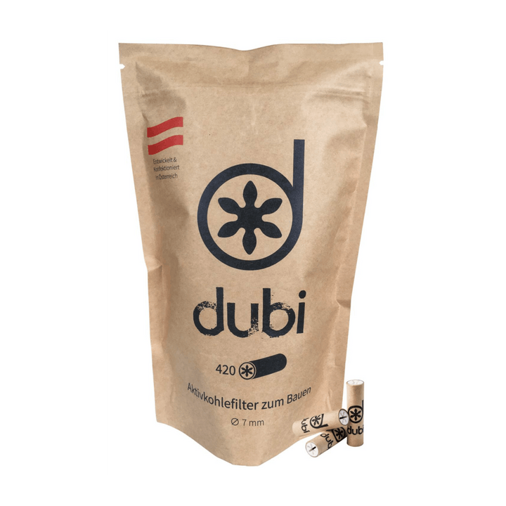 dubi Aktivkohlefilter 7 mm 420 Stück Packung