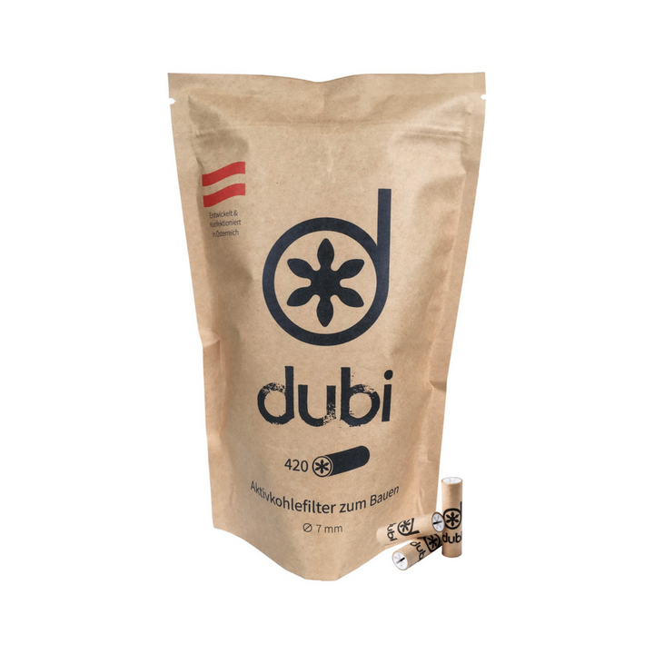dubi Aktivkohlefilter 7 mm 420 Stück Packung