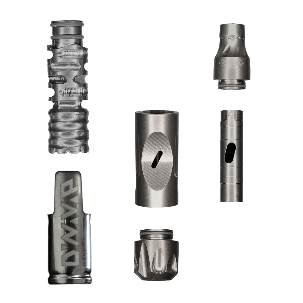 DynaVap The Vong(i) Vaporizer zerlegte Einzelteile