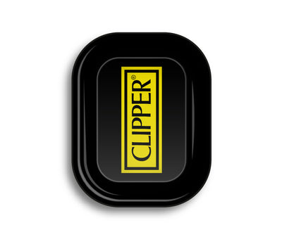 FireFlow Rolling Tray S «Clipper Logo Black» 14 × 18 cm (4 Stk.)