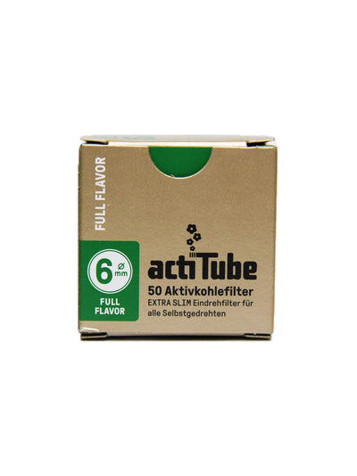 actiTube FULL-FLAVOR Aktivkohlefilter - Extra Slim (50 Stk.)