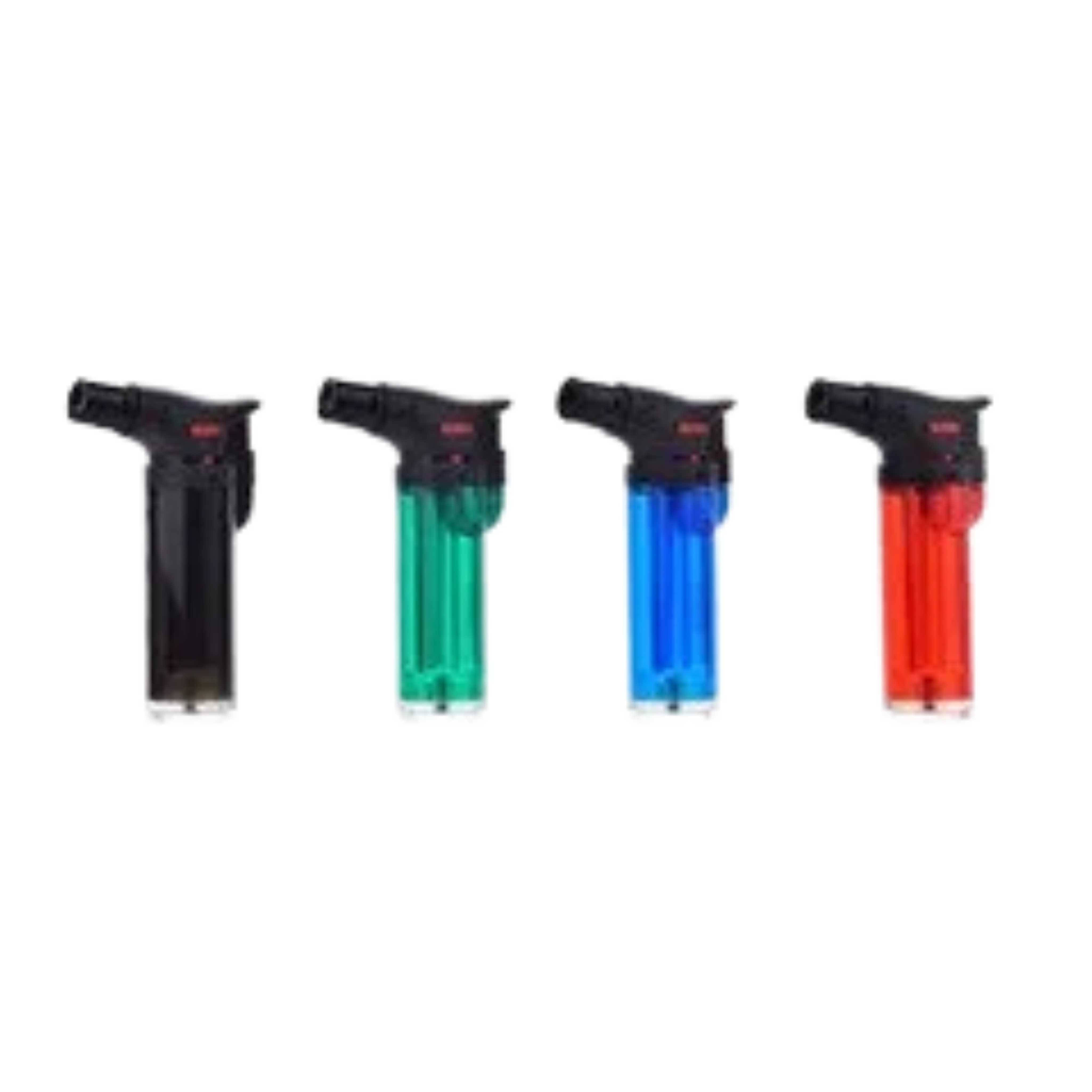 Easy Torch Jetflame Feuerzeug transparentes Gehäuse in vier Farben