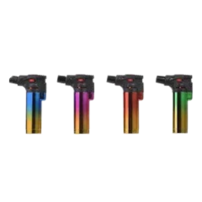 Easy Torch Metallic Jetflame Feuerzeug mit blauer Flamme