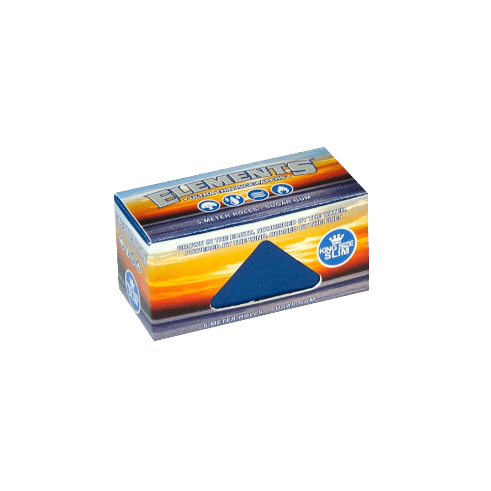 Elements Blue Rolls King Size Slim 5 m Spenderbox