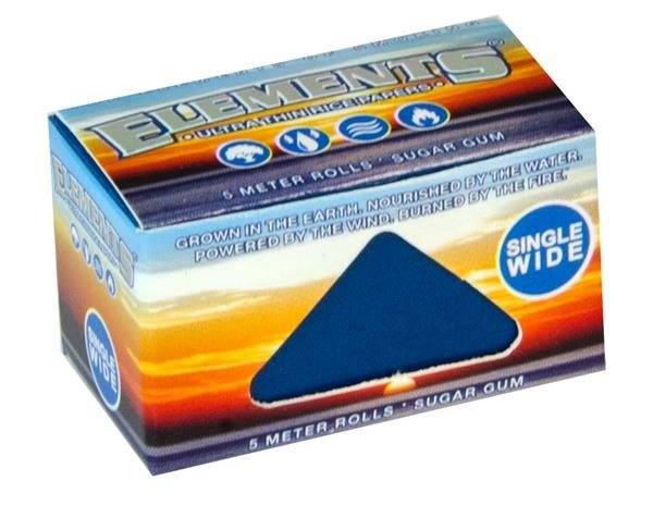 Geöffnete Elements Blue Rolls Box mit sichtbarem Rollpapier