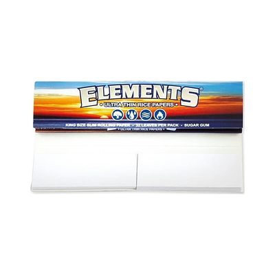 Elements Connoisseur Blue King Size Slim Papers mit Tips