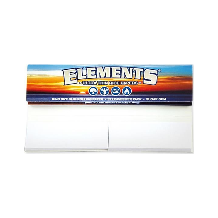 Elements Connoisseur Blue King Size Slim Papers mit Tips