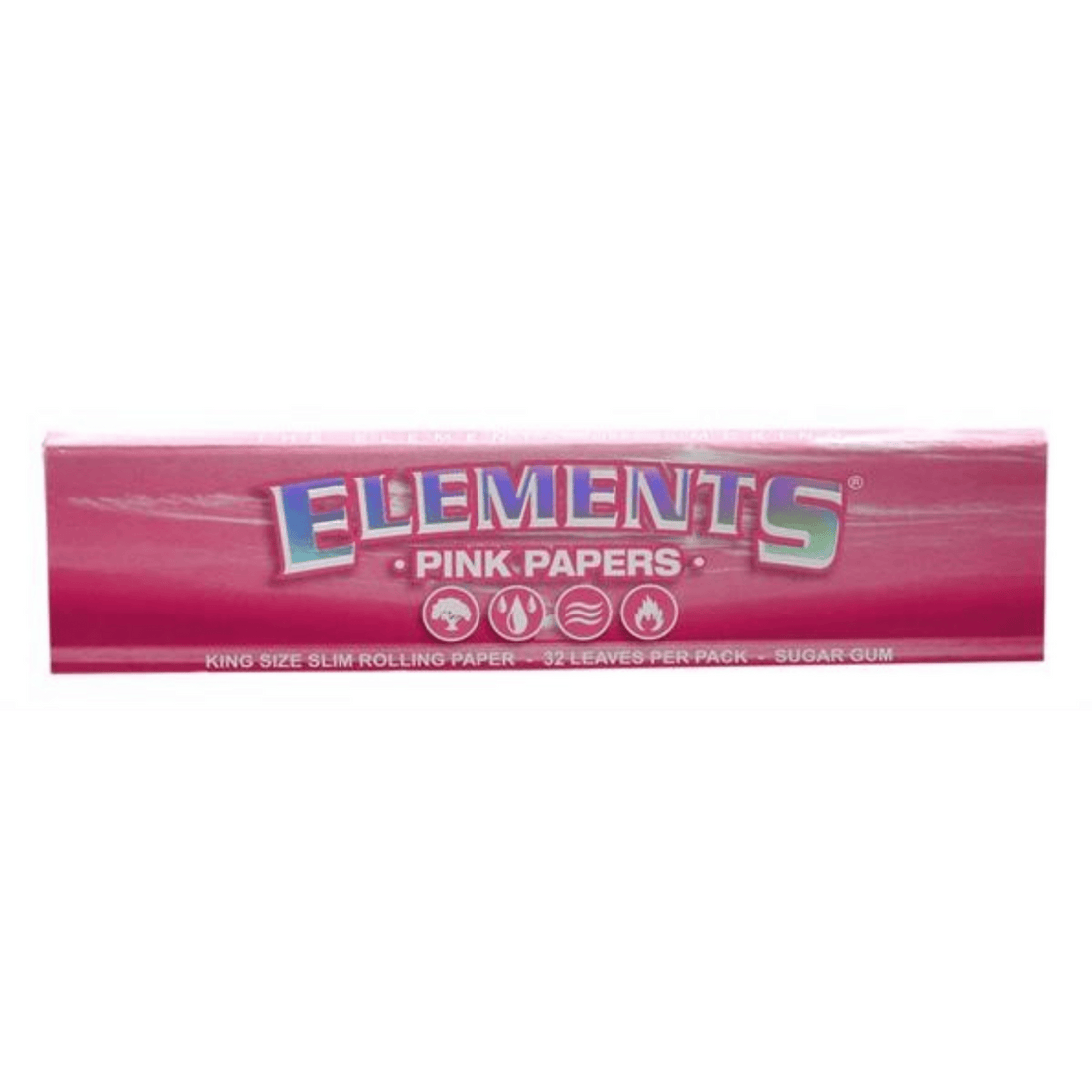 ELEMENTS - Papers - Pink - King Size Slim kaufen bei rauchwerk.ch